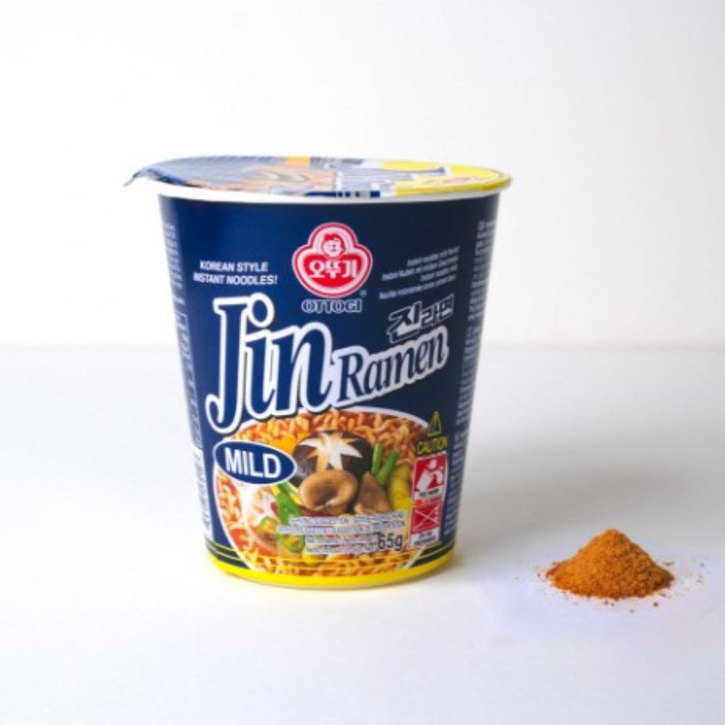 Remate 30 Vasos de 5 Cajas Chicos de Ottogi Jin Ramen Mild
