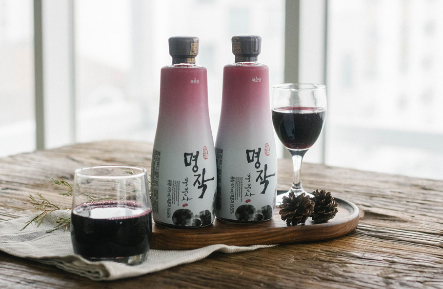 국순당 복분자 / Bebida Coreana Vino Bokbunja Kooksoondang Individual 1 Botella