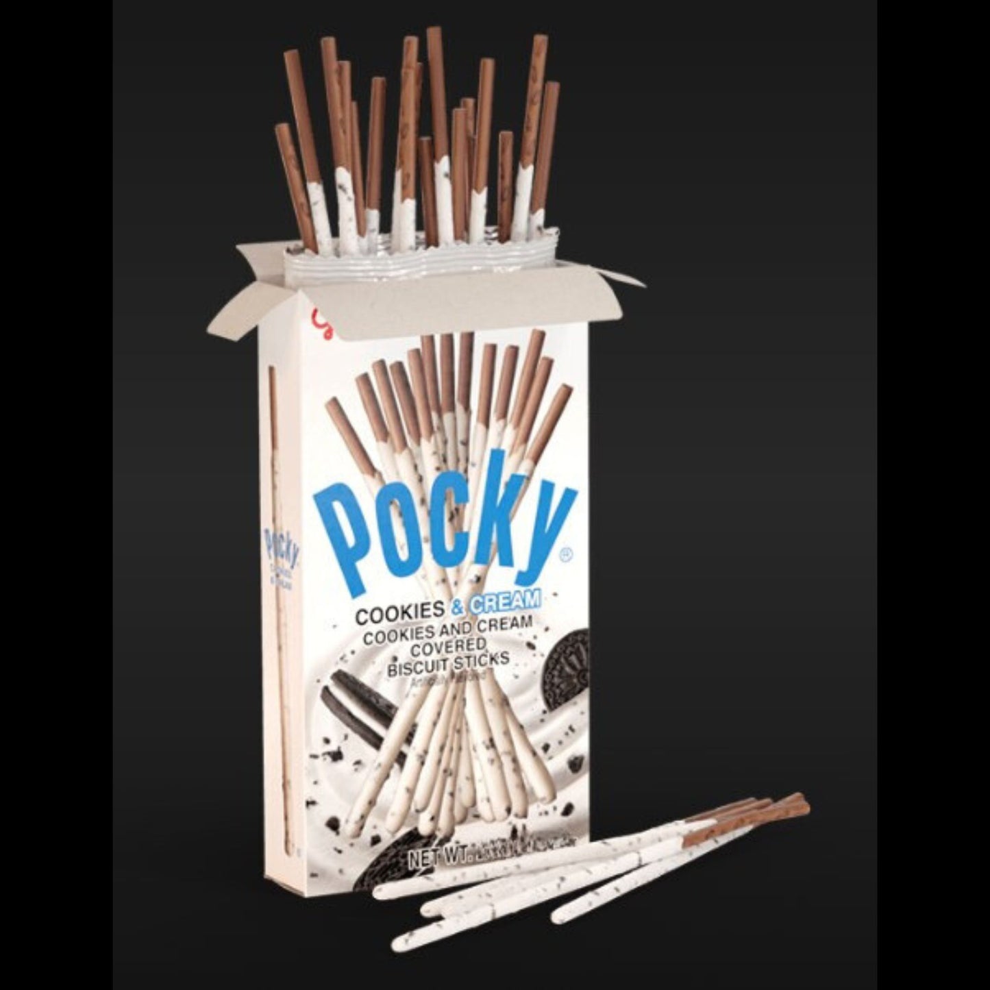 포키 40g 쿠기 앤 크림 Comida Japonesa Galleta Biscuit Sticks Pocky Sabor Cookie & Cream 40 G