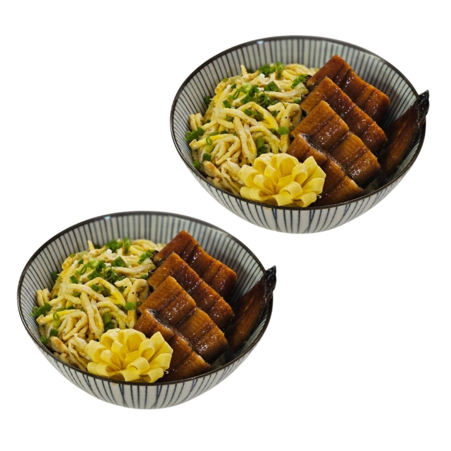일본식 장어 덮밥 2인분 / Obento de Anguila a la parrilla estilo japonés sobre arroz Para 2 Porciones