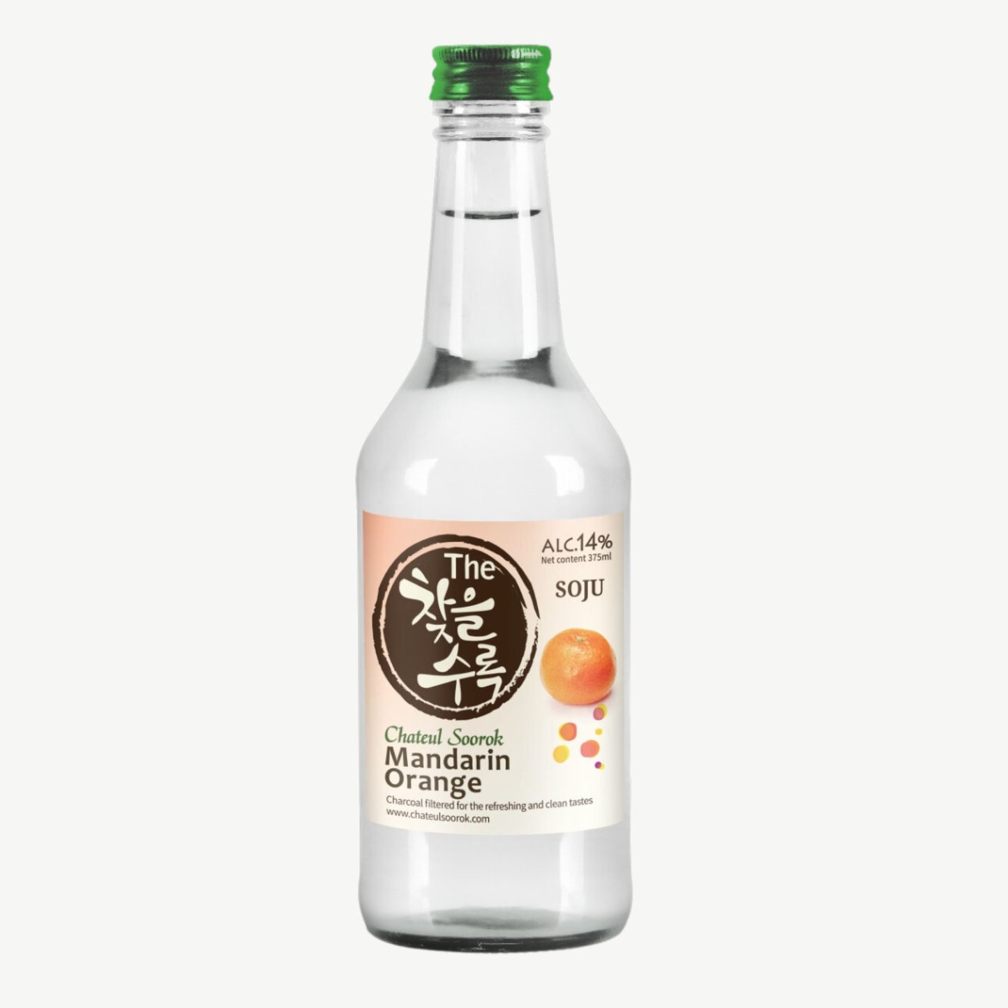 Licor Tradicional Coreano The Soju sabor Mandarina 1 Botella