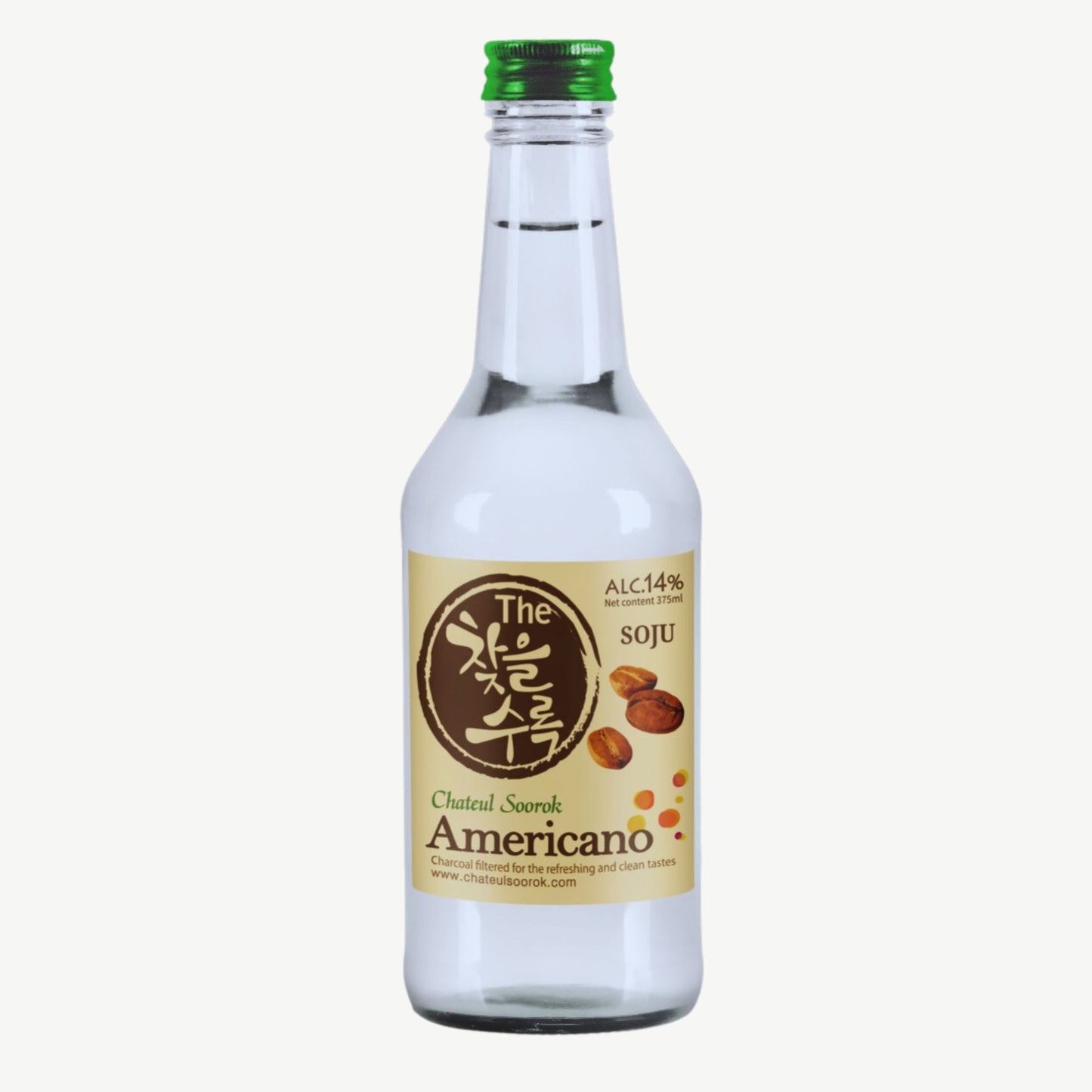 Licor Tradicional Coreano The Soju sabor Americano 1 botella