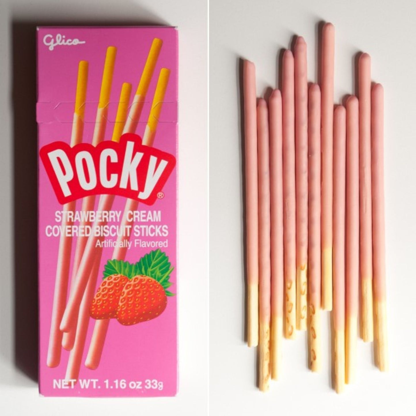 포키 딸기맛 40g / Comida Japonesa Galleta Biscuit Sticks Pocky Sabor Fresa