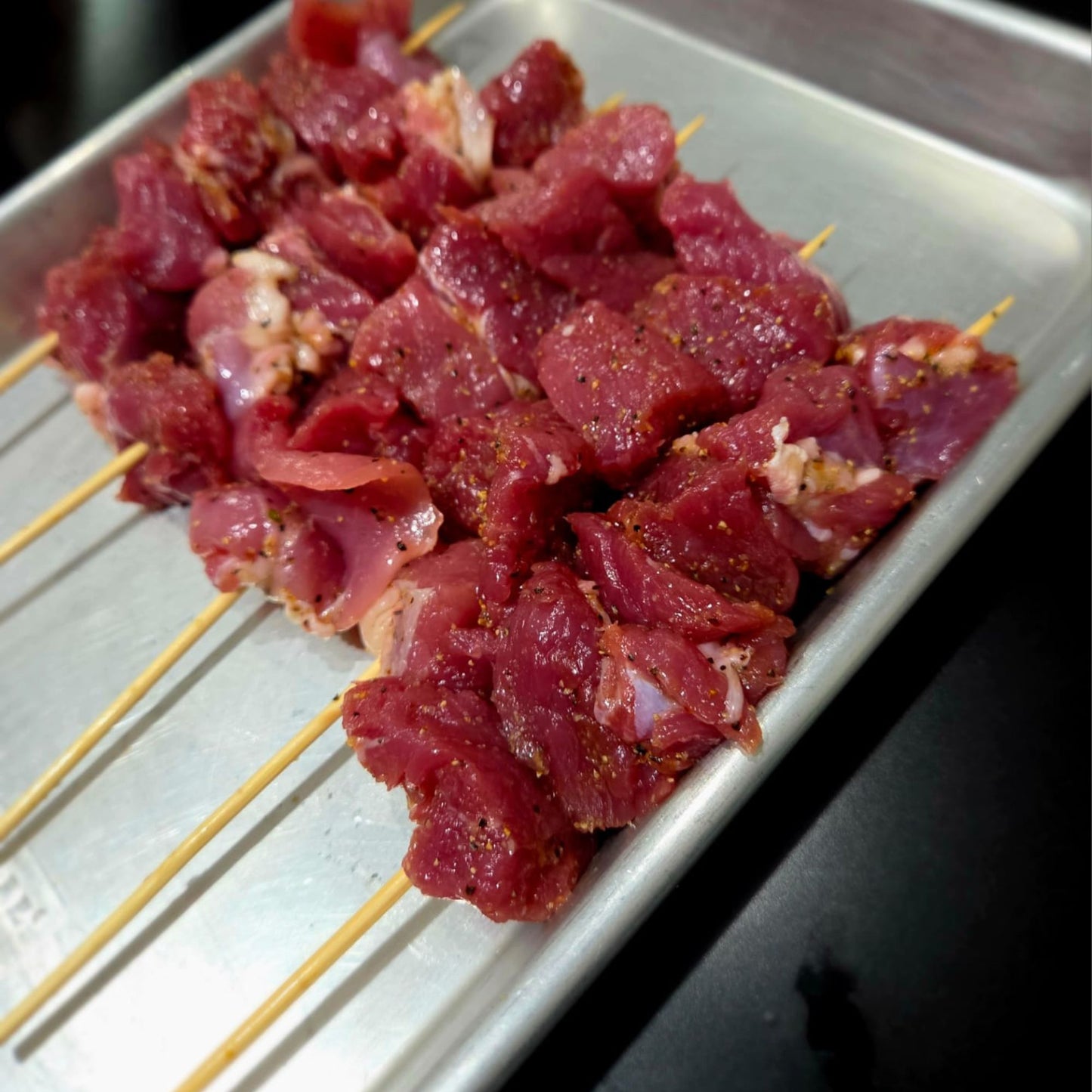 새끼 양갈비 꼬치 500g 3개월 미만 양 / Lamb kebab 500g Menos de 3 meses de Lamb