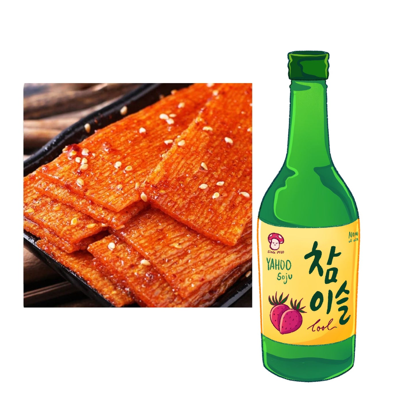 콩으로 만든 아주 매운 안주 68g / 1 Bolsa de Botana Vegana de Soya Estilo Chino Super Picante
