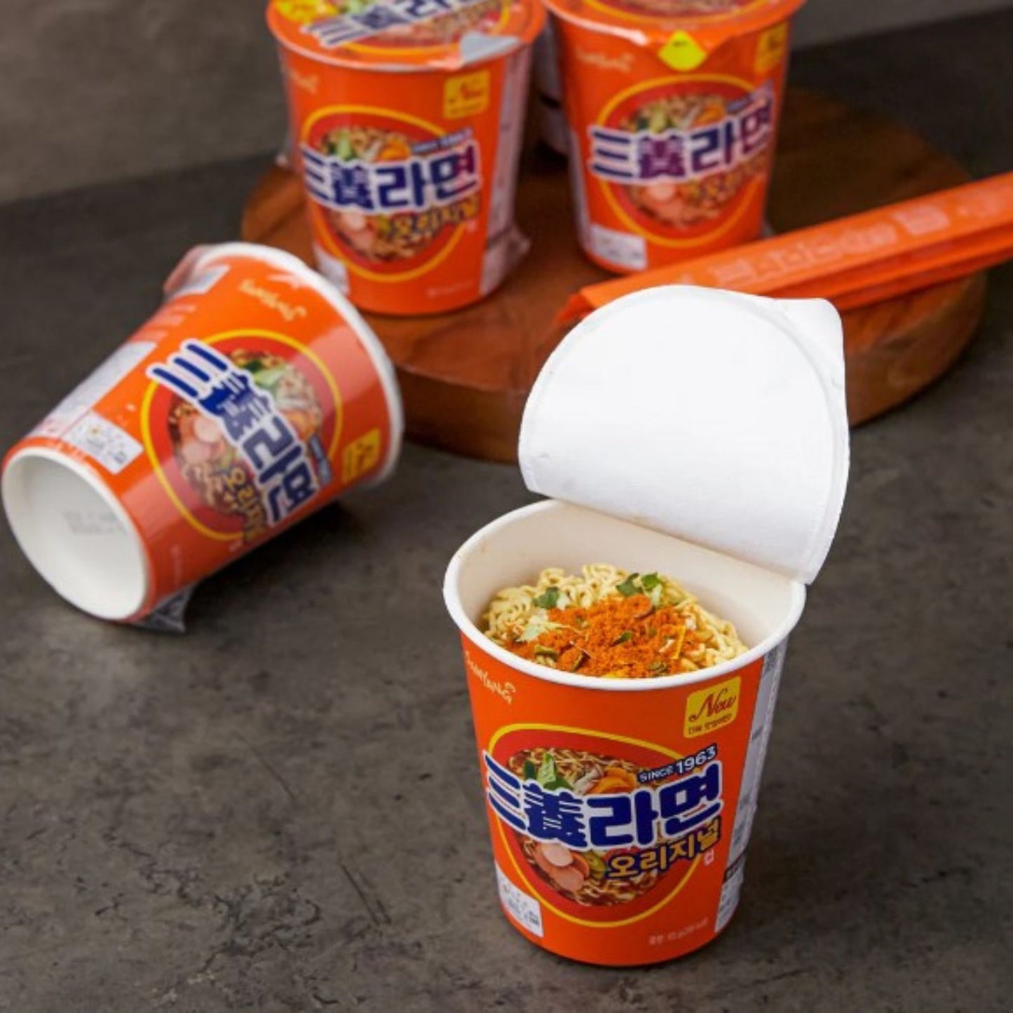 Sopa Instantánea Ramen Coreana Samyang Cup Ramen 65g Sabor Res 1 cup