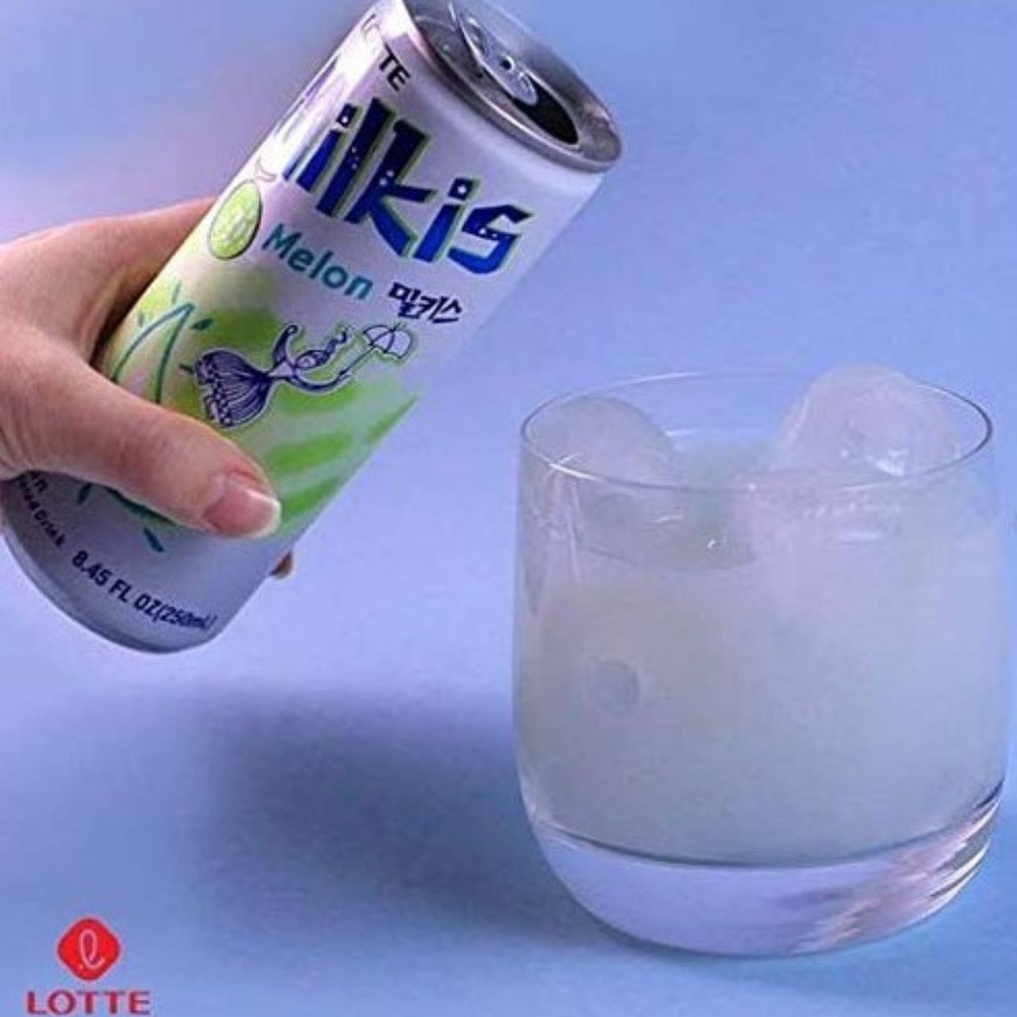 밀키스 멜론맛 / Bebida Coreana Gaseosa Milkis Sabor Melon 1 Lata