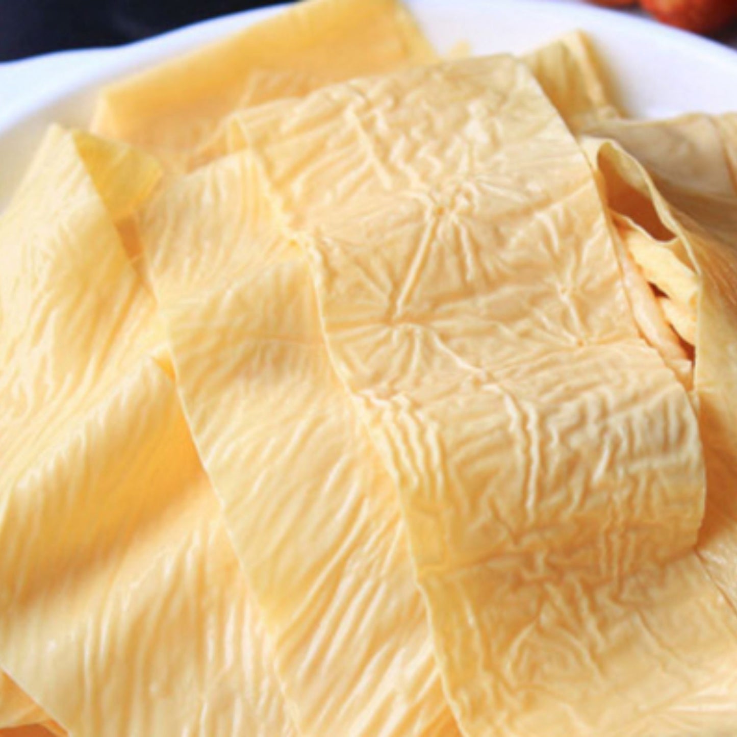 피 건두부 120g / 1 Bolsa de Laminas de Tofu Para Hot Pot y Comida Hecha 100% de Soya