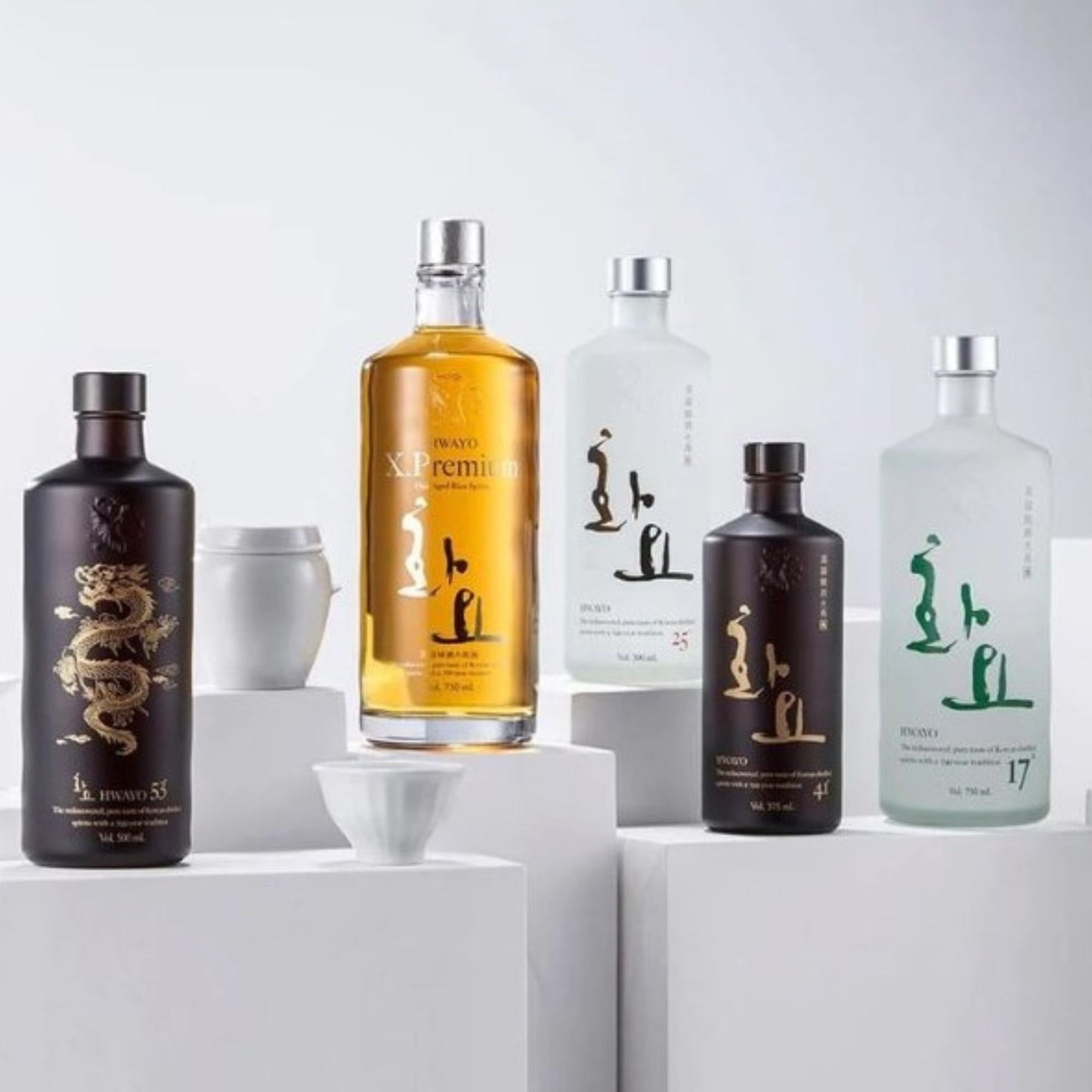 화요소주 41도 / Licor Coreano Soju Premium 41 Grado Hwayo 1 Botella