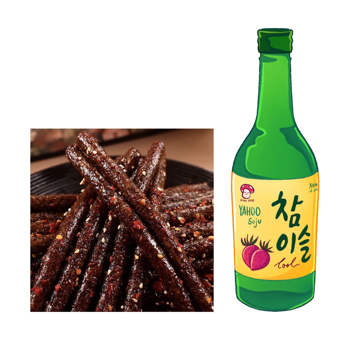 콩으로 만든 아주 매운 안주 162g / 1 Bolsa de Botana Vegana de Soya Estilo Chino Super Picante 162g