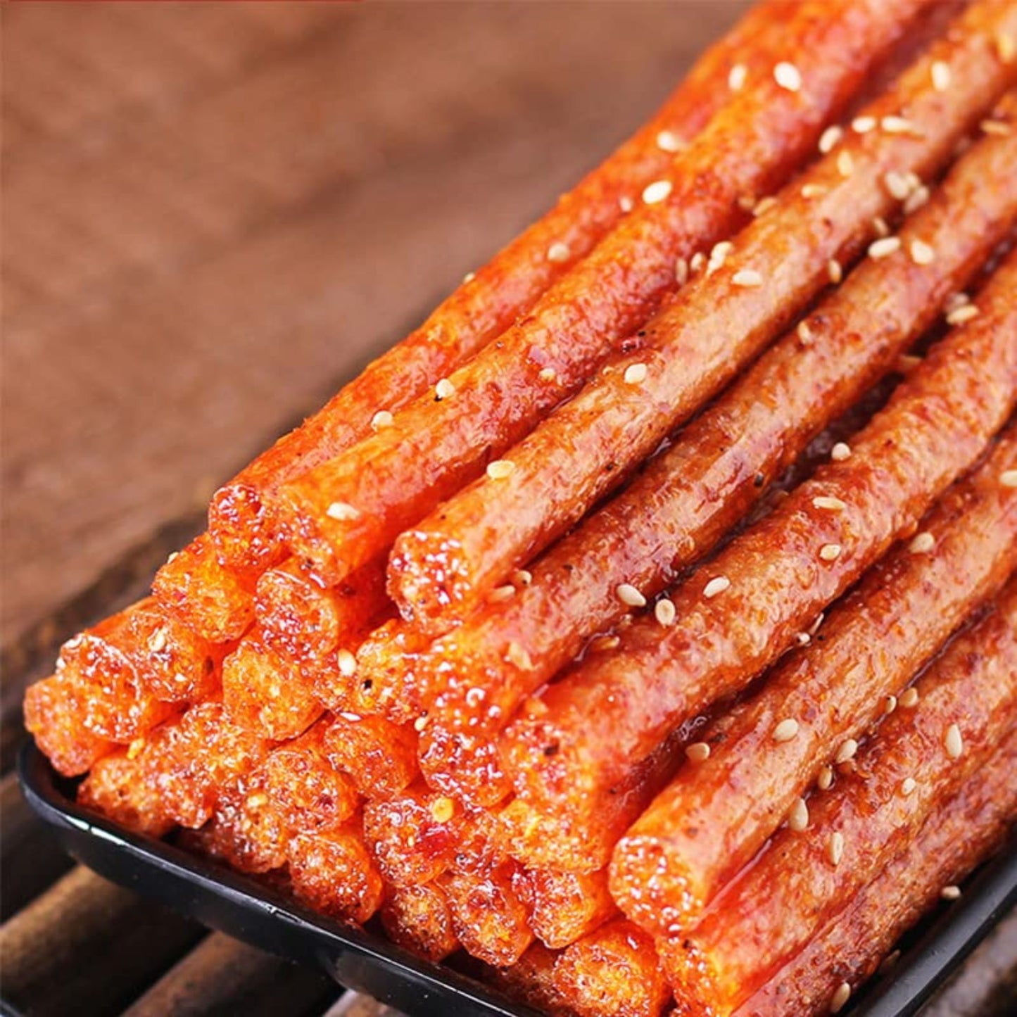 콩으로 만든 아주 매운 안주 108g / 1 Bolsa de Botana Vegana de Soya Estilo Chino Super Picante 108g