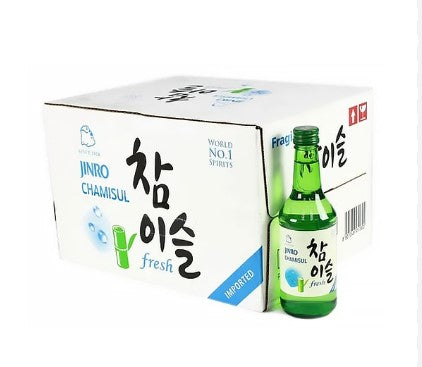진로 참이슬 Fresh / Bebida Coreana Licor de Arroz Jinro Soju Fresh 1 Botella