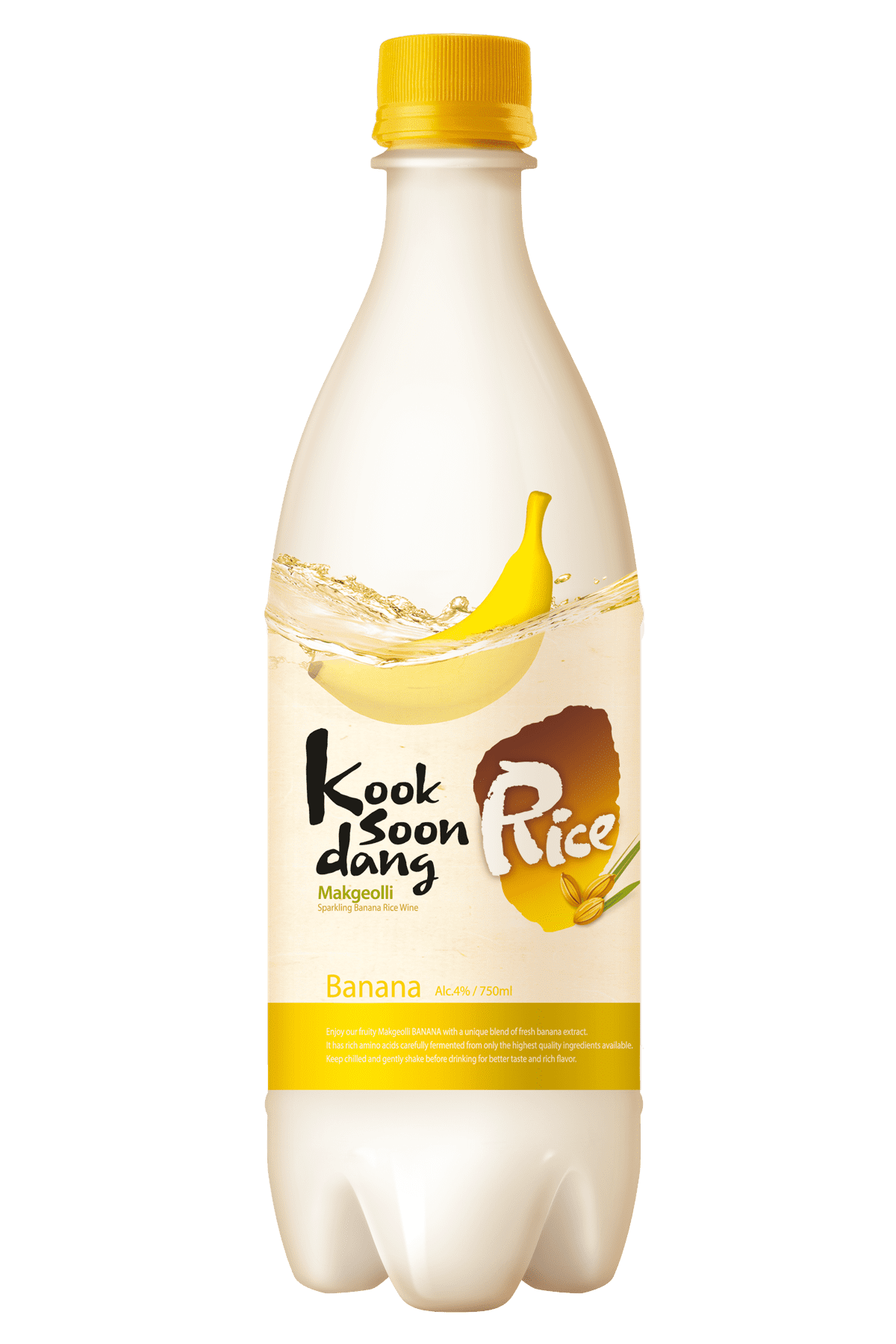 국순당 막걸리 바나나맛 / Bebida Coreana Makkoli Kooksoondang Sabor Platano 1 Botella