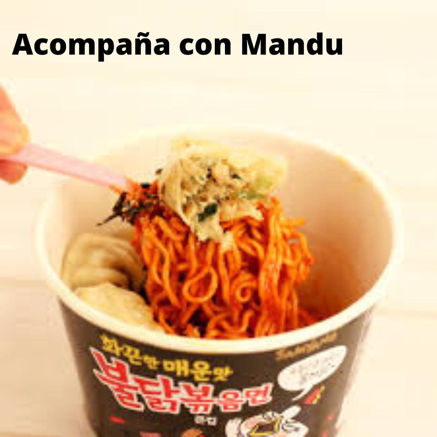 Sopa Instantánea Ramen Coreana Buldak Big Bowl Sabor Original 1 cup