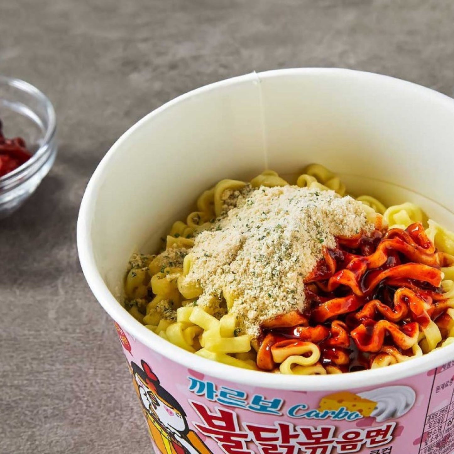 Sopa Instantánea Ramen Coreana Buldak Big Bowl Sabor Carbonara 1 cup