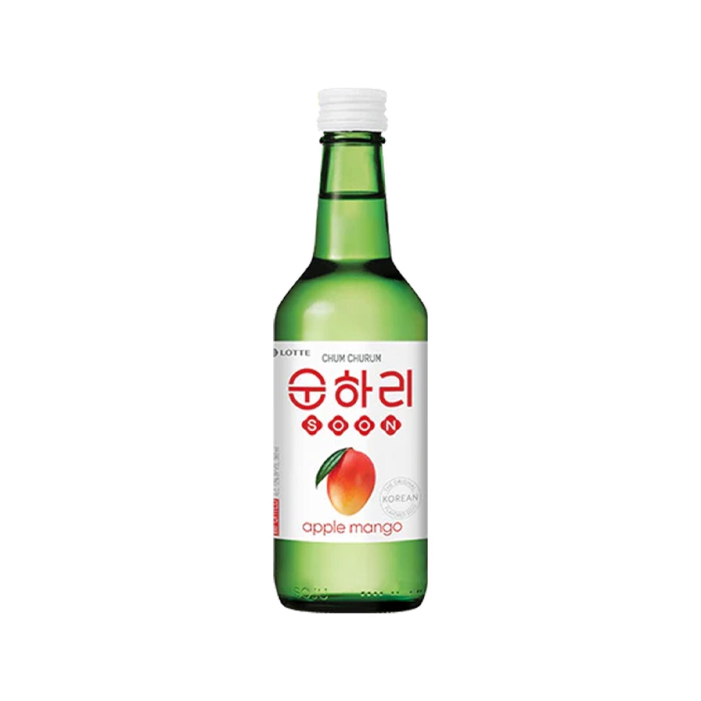 Bebida Coreana Licor Soju Soonjari Manzana Mango 1 botella