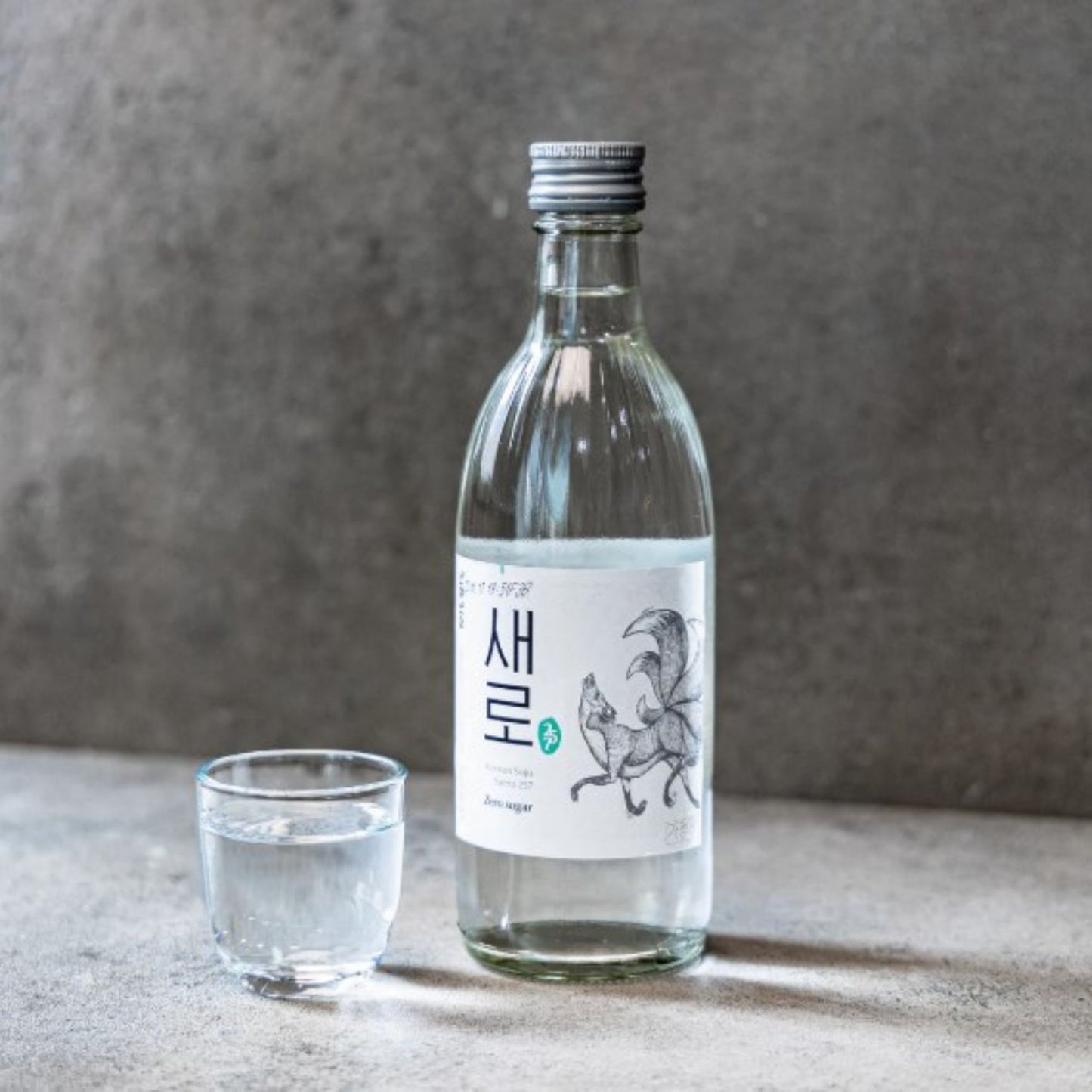 무설탕 소주 새로 / Bebida Coreana Licor Searo Zero Azucar Soju Sabor Original 1 Botella