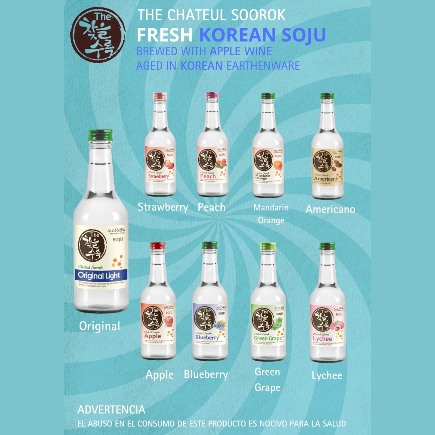 Licor Tradicional Coreano The Soju sabor Durazno 1 Botella