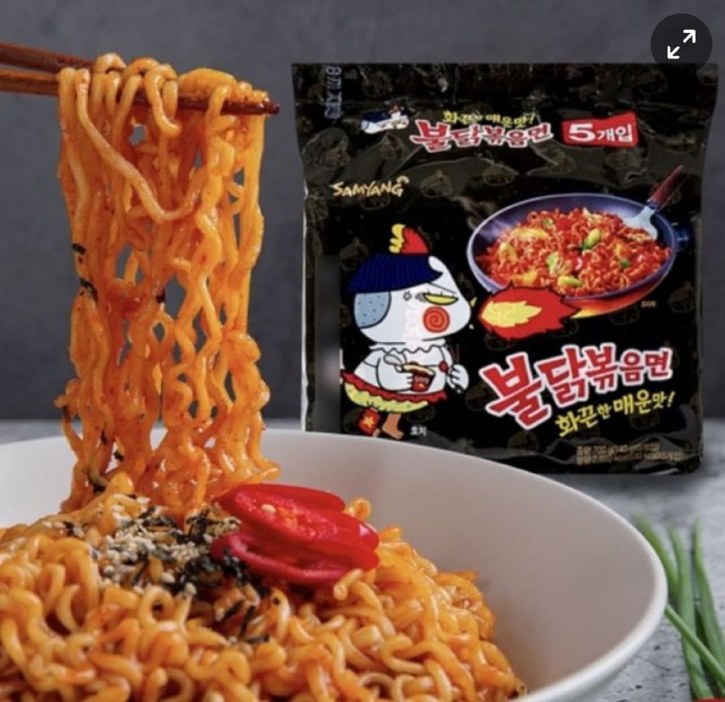 Sopa Instantánea Ramen Coreana Buldak Picante Sabor Original 1 Bolsa