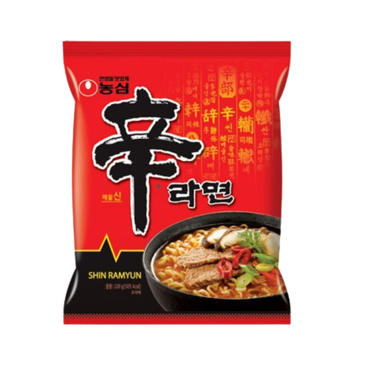 농심 신라면 / Ramen Instantáneo Picante Coreano Shin Ramen 1 Bolsa