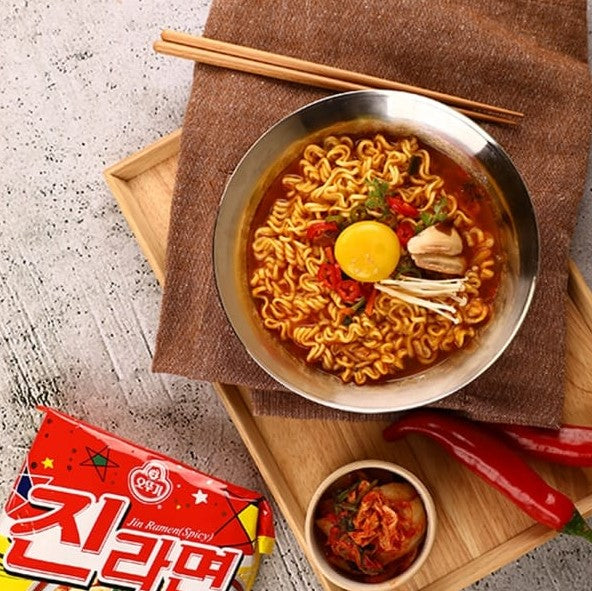오뚜기 진라면 매운맛 / Sopa Instantánea Ramen Coreana Ottogi Jin Ramen Picante 1 Bolsa