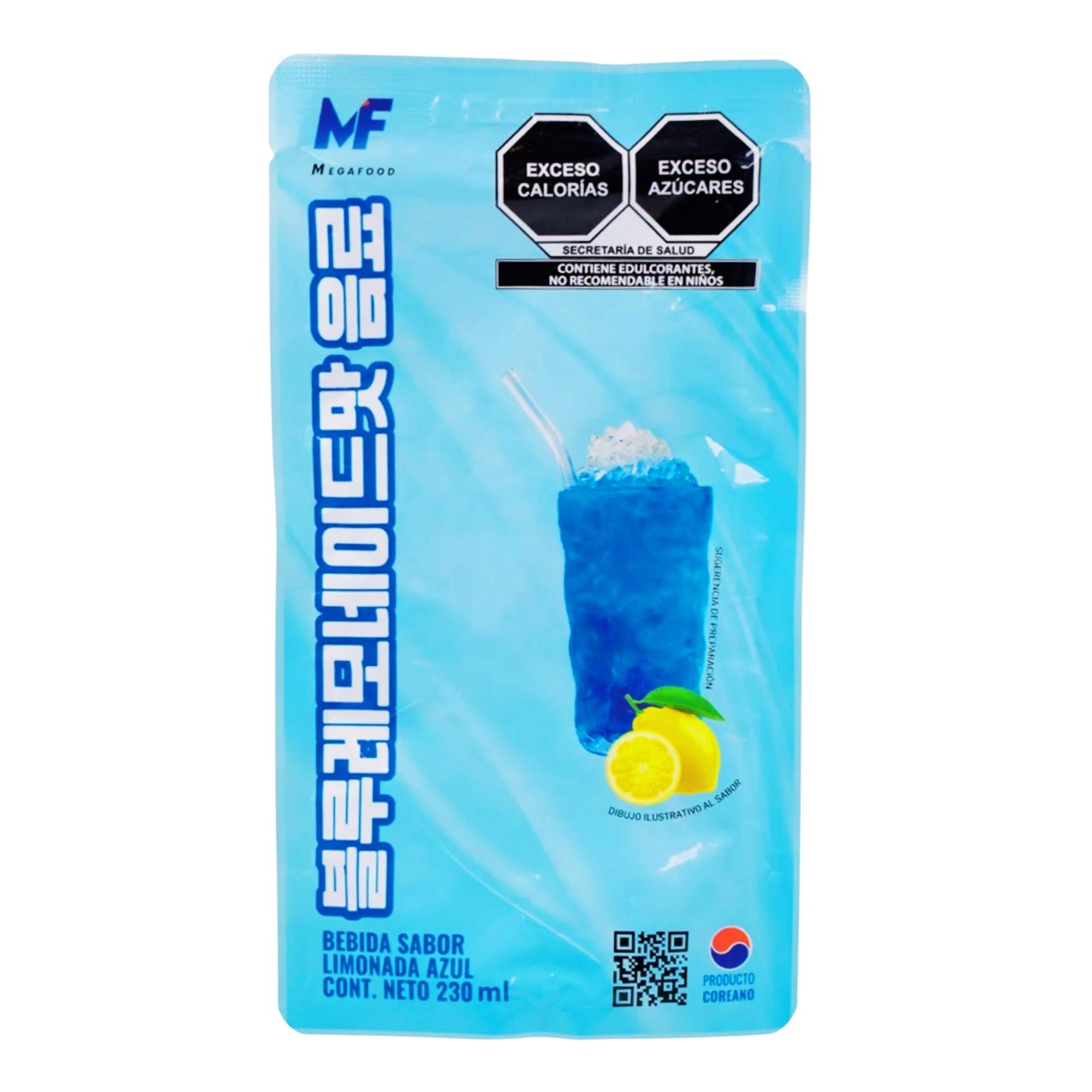 MegaFood 과일 에이드 230ml 10봉지/ 1 Caja de 10 Bolsas de Bebida Coreana Jugo Tipo Ade 230ml