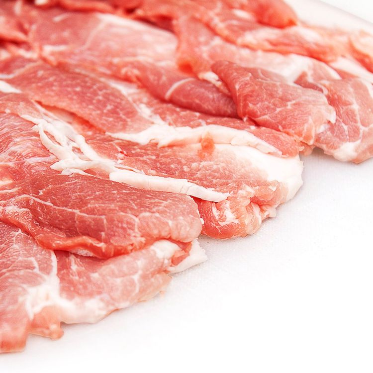 제육용 슬라이스한 돼지고기 500g / super delgado Carne de Cerdo