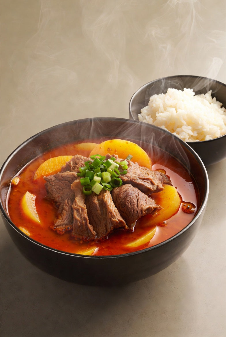 Sopa Coreana de Res con Rábano (Muguk-소고기 무국) 650g