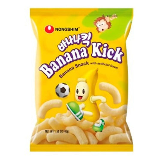 농심 바나나킥 45g / 1 Galleta Botana Coreana Nong Shim Banana Kick 45g para Todos