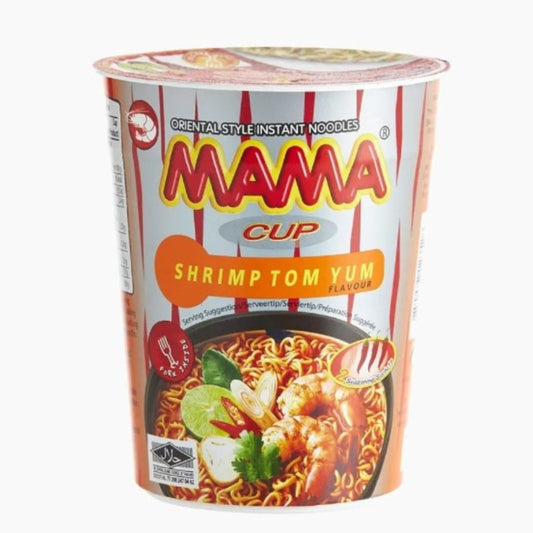 Ramen Instantáneo Thai Mama Cup Ramen Tom Yum Camaron Picante 1 cup