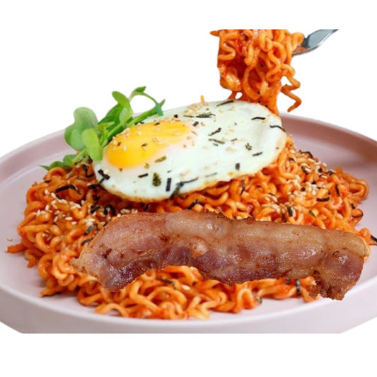 삼겹살과 불닭의 만남 / Buldak con Panza de Cerdo 100g