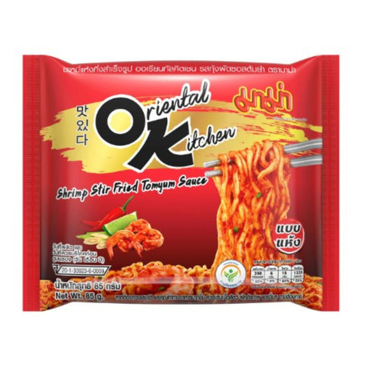 Ramen Instantáneo Thai Mama OK Ramen Camaron TomYum Picante 1 Bolsa