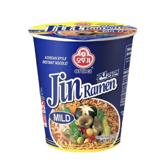 Sopa Instantánea Ramen Coreana Ottogi Jin Mild 75g Ramen 1 cup