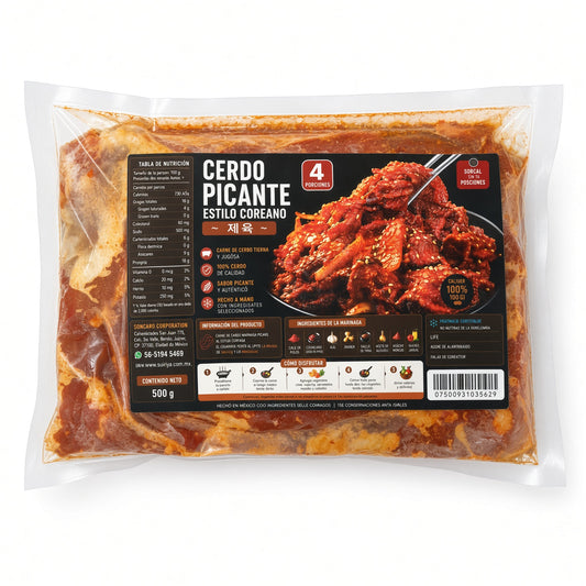 Jeyuk- Cerdo Marinado con Salsa de Gochujang Picante(제육) 500G