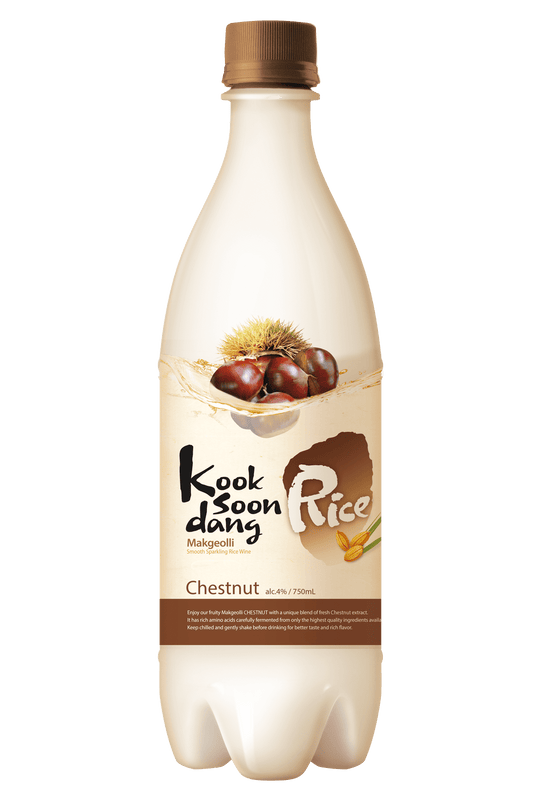 국순당 막걸리 밤맛 / Bebida Coreana Makkoli Kooksoondang Sabor Castana 1 Botella
