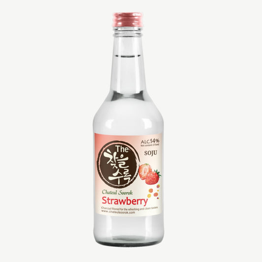 Licor Tradicional Coreano The Soju sabor Fresa 1 Botella