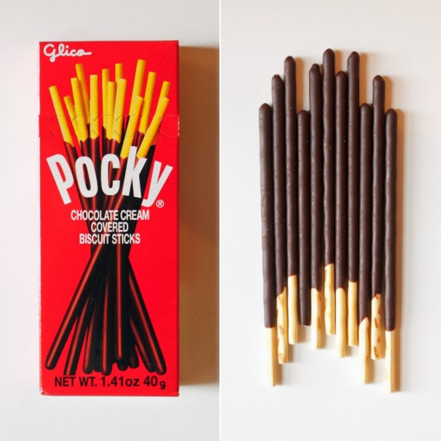 포키 다크 초콜릿 40g /  Comida Japonesa Galleta Biscuit Sticks Pocky Sabor Chocolate