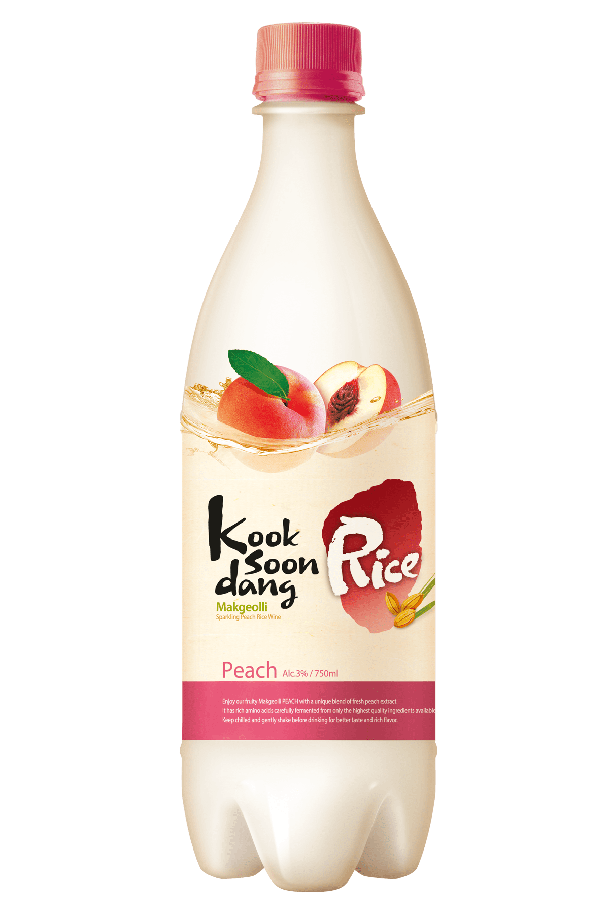 국순당 막걸리 복숭아맛 / Bebida Coreana Makkoli Kooksoondang Sabor Durazno 1 Botella