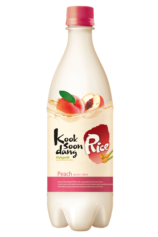 국순당 막걸리 복숭아맛 / Bebida Coreana Makkoli Kooksoondang Sabor Durazno 1 Botella