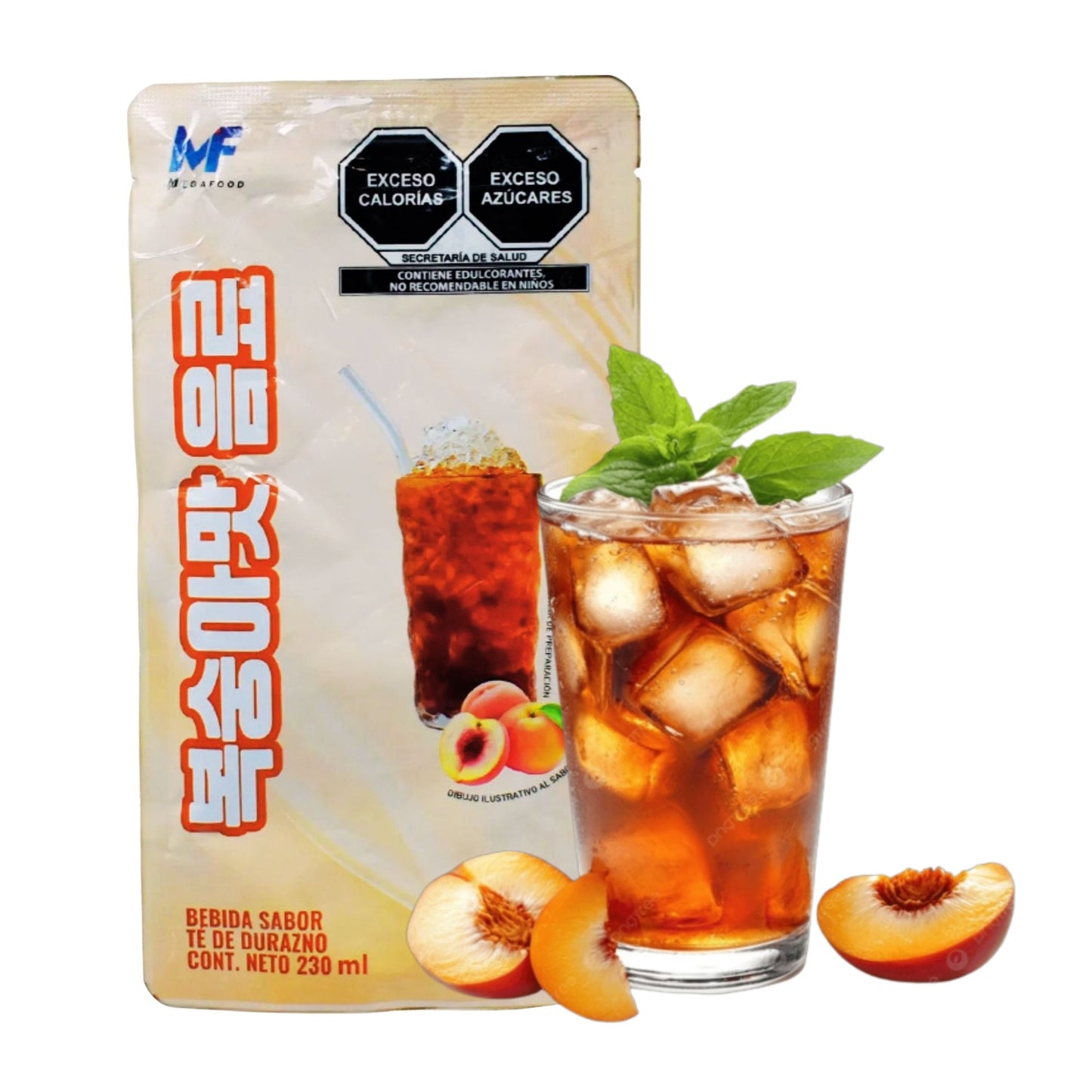 MegaFood 과일 에이드 230ml 10봉지/ 1 Caja de 10 Bolsas de Bebida Coreana Jugo Tipo Ade 230ml