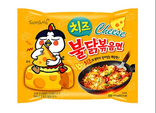 Sopa Instantánea Ramen Coreana Buldak Queso Picante 1 Bolsa
