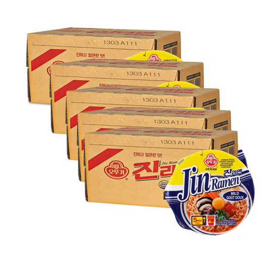 Remate 60 Vasos de Big Bowl de Ottogi Jin Ramen Mild