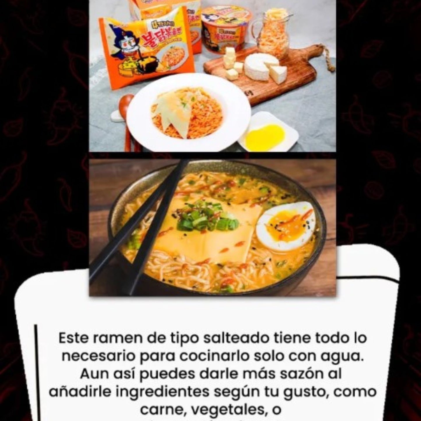 Sopa Instantánea Ramen Coreana Buldak Carbonara Quattro Queso Picante 1 cup