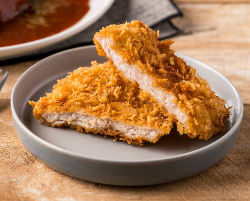 할인행사 일본식 튀김 돈까스 / Tonkatsu japonés empanizado y frito