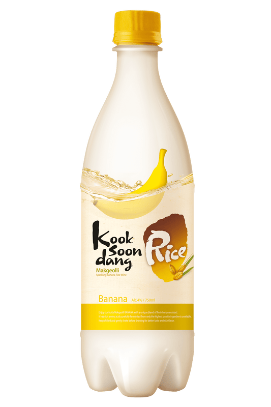 국순당 막걸리 바나나맛 / Bebida Coreana Makkoli Kooksoondang Sabor Platano 1 Botella