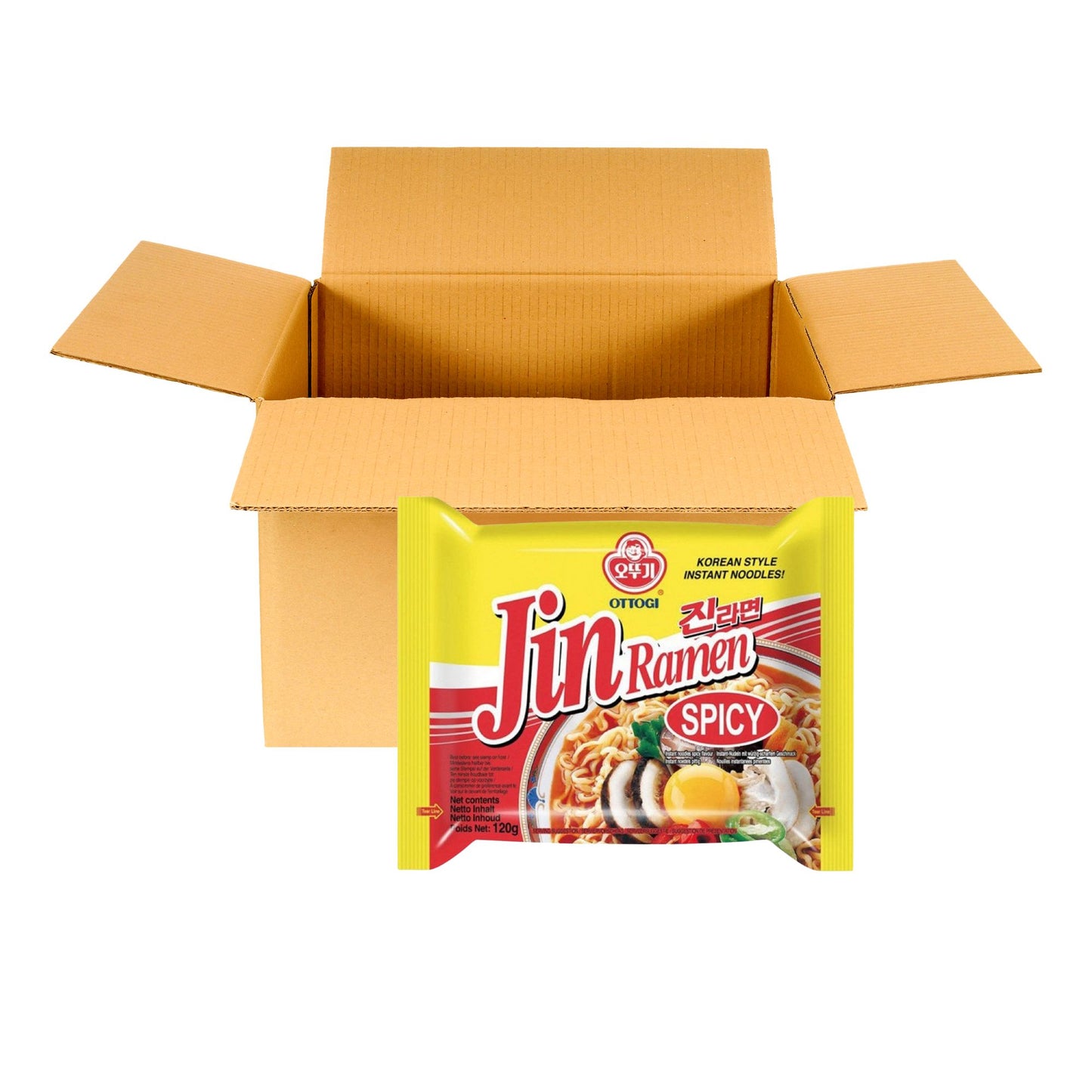할인판매 오뚜기 진라면 매운맛 40봉지 / Liquidacion Sopa Instantánea Ramen Coreana Ottogi Jin Ramen Picante 40 bolsas