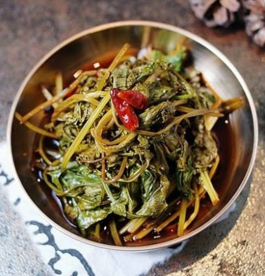 고수 장아찌  / Zangazi de Cilantro-Botana de Cilantro Marinada con Salsa de Soya