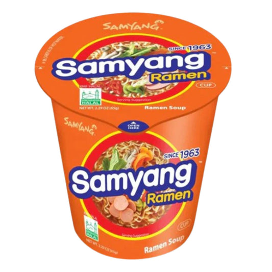 Sopa Instantánea Ramen Coreana Samyang Cup Ramen 65g Sabor Res 1 cup