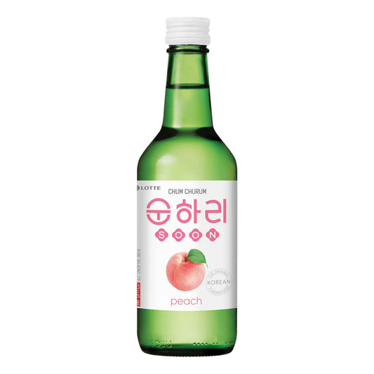 Bebida Coreana Licor Soju Soonjari Sabor Durazno 1 Botella