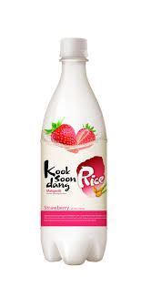국순당 막걸리 딸기맛 / Bebida Coreana Makkoli Kooksoondang Sabor Fresa 1 Botella
